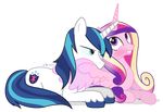  2015 alpha_channel blue_eyes blue_hair couple cutie_mark dm29 duo equine female friendship_is_magic hair horn husband_and_wife male mammal my_little_pony princess_cadance_(mlp) purple_eyes shining_armor_(mlp) simple_background transparent_background unicorn winged_unicorn wings 