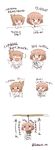  :d ^_^ alternate_costume brown_eyes brown_hair child_drawing closed_eyes comic commentary crying diaper drawing fang flying_teardrops folded_ponytail hair_ornament hairclip highres ikazuchi_(kantai_collection) inazuma_(kantai_collection) kantai_collection kotanu_(kotanukiya) long_hair long_sleeves multiple_girls o_o open_mouth ponytail short_hair simple_background sleeves_past_wrists smile tears translated twitter_username wavy_mouth white_background younger 