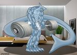  abs anthro biceps bodybuilder demon fish gain invalid_tag male marine massive muscles powerful pr shark sixpack weightlifting 