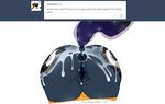  2015 anthro anthrofied anus butt butt_shot crystalshen cum cutie_mark english_text equine female friendship_is_magic horse mammal my_little_pony pony princess_luna_(mlp) pussy pussy_juice simple_background text tumblr white_background 