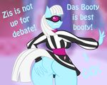  2014 anthro anthrofied bottomless breasts butt clothed clothing dialogue digital_drawing_(artwork) digital_media_(artwork) english_text equine female friendship_is_magic hair half-dressed horse jrvanesbroek kaiuchiha15 mammal my_little_pony photo_finish_(mlp) pony pussy side_boob sketch skirt solo text 