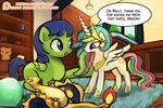  charizard equine fan_character female friendship_is_magic horn horse lumineko male mammal my_little_pony nintendo pegasus playing pok&eacute;mon pony princess_celestia_(mlp) rally_flag video_games winged_unicorn wings 