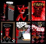  bath bath_tub bonnie_(fnaf) canine comic dialogue dirty five_nights_at_freddy&#039;s fox foxy_(fnaf) human humor j.f lagomorph mammal mike_schmidt rabbit video_games 