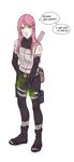  alternate_costume anbu bandaged_leg bandages black_gloves black_legwear elbow_gloves english facial_mark fanny_pack forehead_mark full_body gloves glowing glowing_hands green_eyes haruno_sakura highres long_hair looking_at_viewer naruto naruto_(series) naruto_shippuuden open_toe_shoes pantyhose pink_hair sheath sheathed shivi_martin shoes solo tattoo thigh_pouch wet wet_hair 