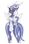  :&lt; anthro anthrofied bit-small black_sclera breasts cleavage clothed clothing dialga female hand_on_hip legendary_pok&eacute;mon looking_at_viewer nintendo pok&eacute;mon red_eyes simple_background solo video_games wide_hips 
