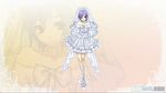  cross_edge dress lilith_aensland solo vampire_(game) wallpaper watermark wedding_dress zoom_layer 