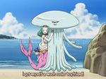  beach day elbow_gloves gloves mermaid monster_girl ocean renkin_san-kyuu_magical_pokaan screencap subtitled 