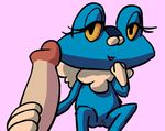  amphibian animated blue_skin eyelashes female froakie frog half-closed_eyes handjob human interspecies larger_male male male/female mammal nintendo nude penis pok&eacute;mon pok&eacute;philia pussy size_difference smaller_female smile tediousramen uncut video_games yellow_eyes 