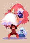  .//project_tiger 5girls amethyst_(steven_universe) blue_skin carrying cartoon_network eyes_closed forehead_jewel hair_over_eyes happy headband lavender_hair lifting multiple_girls pale_skin pearl_(steven_universe) pink_hair projecttiger purple_skin red_hair red_skin rose_quartz_universe ruby_(steven_universe) sapphire_(steven_universe) silver_hair simple_background steven_universe 
