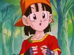  1girl animated animated_gif bandanna black_hair dragon_ball dragon_ball_gt fingerless_gloves gloves pan_(dragon_ball) solo 