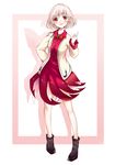  absurdres bow bowtie directional_arrow dress hand_on_hip highres index_finger_raised jacket kishin_sagume long_sleeves open_mouth purple_dress red_eyes short_hair silver_hair single_wing skirt smile solo tix touhou wings 