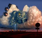  ambiguous_gender anthro city claws cloud cosmo_(artist) horn legendary_pok&eacute;mon macro nintendo outside pok&eacute;mon sky solo thunder thundurus video_games 