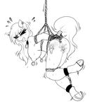  2015 anthro anus areola bdsm big_breasts blush bondage bound breasts clenched_teeth collar ear_piercing earth_pony equine erect_nipples fan_character female horse mammal my_little_pony nipple_piercing nipples piercing pony poprocks_(oc) pussy replica_(artist) rope_bondage spread_pussy spreading suspension teeth underhoof 