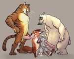  bear bisexual breasts canine cum cum_in_mouth cum_in_pussy cum_inside disney feline fellatio female fox from_behind judy_hopps lagomorph maegsker male mammal nick_wilde nipples open_mouth oral penetration polar_bear rabbit sex tiger tongue tongue_out vaginal vaginal_penetration zootopia 