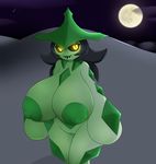  amber_eyes anthro areola big_breasts big_nipples black_hair blush breasts cacturne cactus cloud desert elfdrago fauna_flora female green_nipples hair hat huge_breasts humanoid long_hair moon night nintendo nipples nora nude pok&eacute;mon pok&eacute;morph pussy sand smile solo spikes star thick_thighs thorns video_games voluptuous wide_hips 