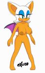  animated bat breasts excito female mammal nude pussy rouge_the_bat sonic_(series) wings 