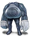  gloves muscle nintendo pokemon poliwrath realistic swirl 