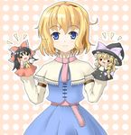  alice_margatroid bad_id bad_pixiv_id blonde_hair blue_eyes character_doll hairband hakurei_reimu hand_puppet kirisame_marisa mihamimo puppet solo touhou 