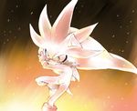  animal_ears fire no_humans silver_the_hedgehog sonic_the_hedgehog yellow_eyes 