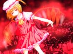 blonde_hair cityscape flandre_scarlet highres hiroki-a56 light skyline solo touhou wings 