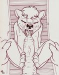  2015 4_toes ambrosia anthro beach bear big_penis black_nose bulletsoup claws cub cum cum_in_mouth cum_inside cum_on_face cum_on_penis cum_on_tongue cumshot disembodied_hand duo edit erection faceless_male female foot_fetish footjob half-closed_eyes hindpaw humanoid_penis lying male male/female mammal monochrome nude on_back open_mouth orgasm outside paws penis seaside sex size_difference spread_legs spreading toes tongue vein young 