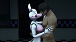  breasts cute female five_nights_at_freddy&#039;s five_nights_at_freddy&#039;s_2 fur kissing male mangle_(fnaf) mr-regicide romantic video_games 