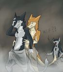  aspeel male male/male sergal shy simple_background steam text towel what 