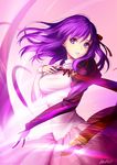  breasts fate/grand_order fate/stay_night fate_(series) imaginary_around large_breasts long_hair matou_sakura metto purple_eyes purple_hair solo 