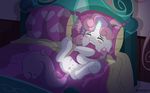  2015 absurd_res anus bed cub equine female friendship_is_magic hair hi_res horn horse magic mammal masturbation multicolored_hair my_little_pony pillow_biting pony pussy rainihorn sweetie_belle_(mlp) two_tone_hair unicorn young 