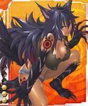  1girl animal_ears breasts claws cleavage kanon_(taimanin_asagi) large_breasts lilith-soft monster_girl nobushito_kuro taimanin_asagi taimanin_asagi_battle_arena tattoo 