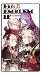  2girls armor blonde_hair brother_and_sister brothers camilla_(fire_emblem_if) closed_eyes elise_(fire_emblem_if) fire_emblem fire_emblem_if gloves hair_over_one_eye hair_ribbon hairband leon_(fire_emblem_if) long_hair marks_(fire_emblem_if) multiple_boys multiple_girls purple_hair red_eyes ribbon siblings sisters starshadowmagician 
