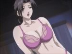  00s 1girl animated animated_gif bra enbo purple_hair taboo_charming_mother underwear 