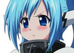  1girl blue_eyes blue_hair child loli nymph_(sora_no_otoshimono) simple_background solo sora_no_otoshimono 