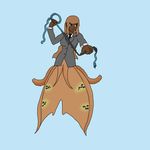  blanket_octopus cephalopod dark_skin hair long_hair marine octomaid octopus suit tartaurus tentacles whip 
