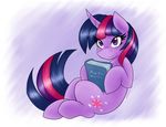  2015 ambris book cutie_mark equine female feral friendship_is_magic fur hair horn mammal multicolored_hair my_little_pony purple_eyes purple_fur smile solo twilight_sparkle_(mlp) unicorn 