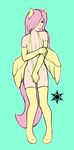  2015 boots clothed clothing female fluttershy_(mlp) footwear friendship_is_magic gloves hair human humanized ivory-raven mammal my_little_pony solo swimsuit wings 