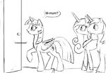  2015 dialogue english_text equine female feral friendship_is_magic horn male mammal my_little_pony princess_cadance_(mlp) shining_armor_(mlp) silfoe text twilight_sparkle_(mlp) unicorn winged_unicorn wings 