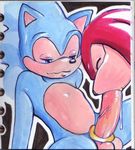  balls battle_angel cock_ring cum knuckles_the_echidna oral penis sonic_(series) sonic_the_hedgehog sweat 