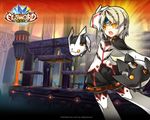  elsword eve eve_(elsword) korean open_mouth short_hair silver_hair white_hair yellow_eyes 