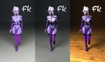  2015 3d animated big_breasts breasts cleavage clothed clothing dark_elf elf f-kn female huge_breasts humanoid skimpy syx under_boob 
