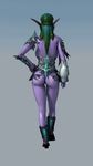  2015 3d animated big_breasts breasts butt clothed clothing elf f-kn female humanoid night_elf skimpy tyrande_windwhisper video_games warcraft world_of_warcraft 