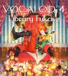  boots character_name copyright_name crossed_legs doll facial_mark fukase green_eyes headgear highres legs_up marking_on_cheek microphone mito_itsuki original reclining red_hair smile speaker stuffed_animal stuffed_toy tailcoat throne throne_room toy_robot vocaloid 