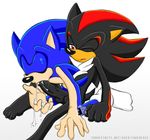  balls clothing cum cum_in_mouth cum_inside cum_on_hand fakerface legwear one_eye_closed oral penis red_eyes shadow_the_hedgehog socks sonic_(series) sonic_the_hedgehog vein veiny_penis 