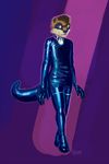  collar male mammal mustelid nametag otter rubber suit tight_suit turbinedivinity 