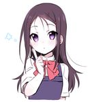  black_hair charlotte_(anime) harmonia long_hair otosaka_ayumi purple_eyes school_uniform solo 