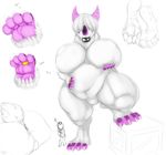  chubby feet female heartman98 kubrow overweight paws size_difference wide_hips 