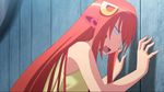  1girl animated animated_gif lamia long_hair miia_(monster_musume) monster_girl monster_musume_no_iru_nichijou red_hair solo standing 