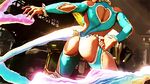  1girl 3d animated animated_gif ass capcom long_hair mask rainbow_mika solo street_fighter tagme 