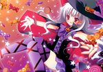  candy food halloween long_hair natsuki_coco scan witch 