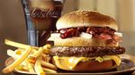  beef cheese coca-cola food french_fries hamburger mcdonald's no_humans realistic still_life taka_(takahirokun) 
